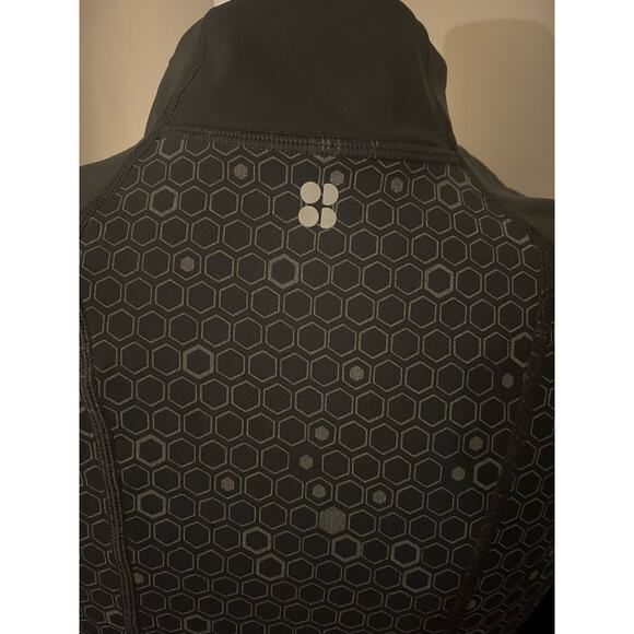 NWT SWEATY BETTY XXS Power Workout Zip Through Jacket Reflective Gray - Picture 9 of 13